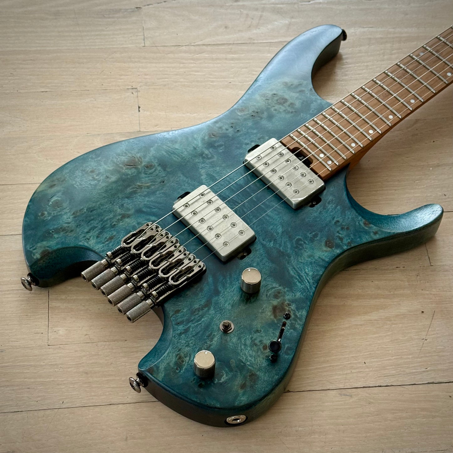 Ibanez Q52PB Headless Electric Guitar, Cosmic Blue Low Gloss