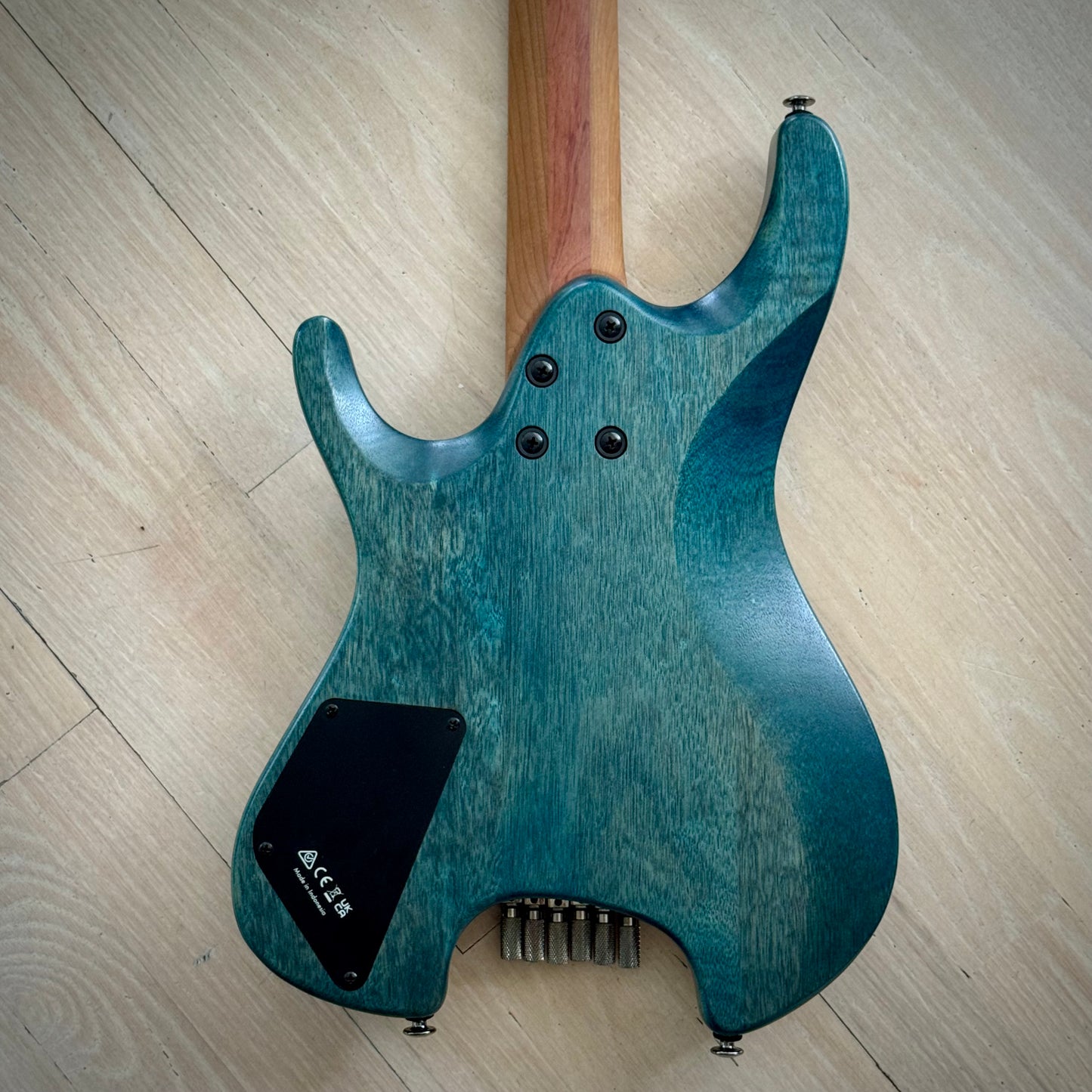 Ibanez Q52PB Headless Electric Guitar, Cosmic Blue Low Gloss