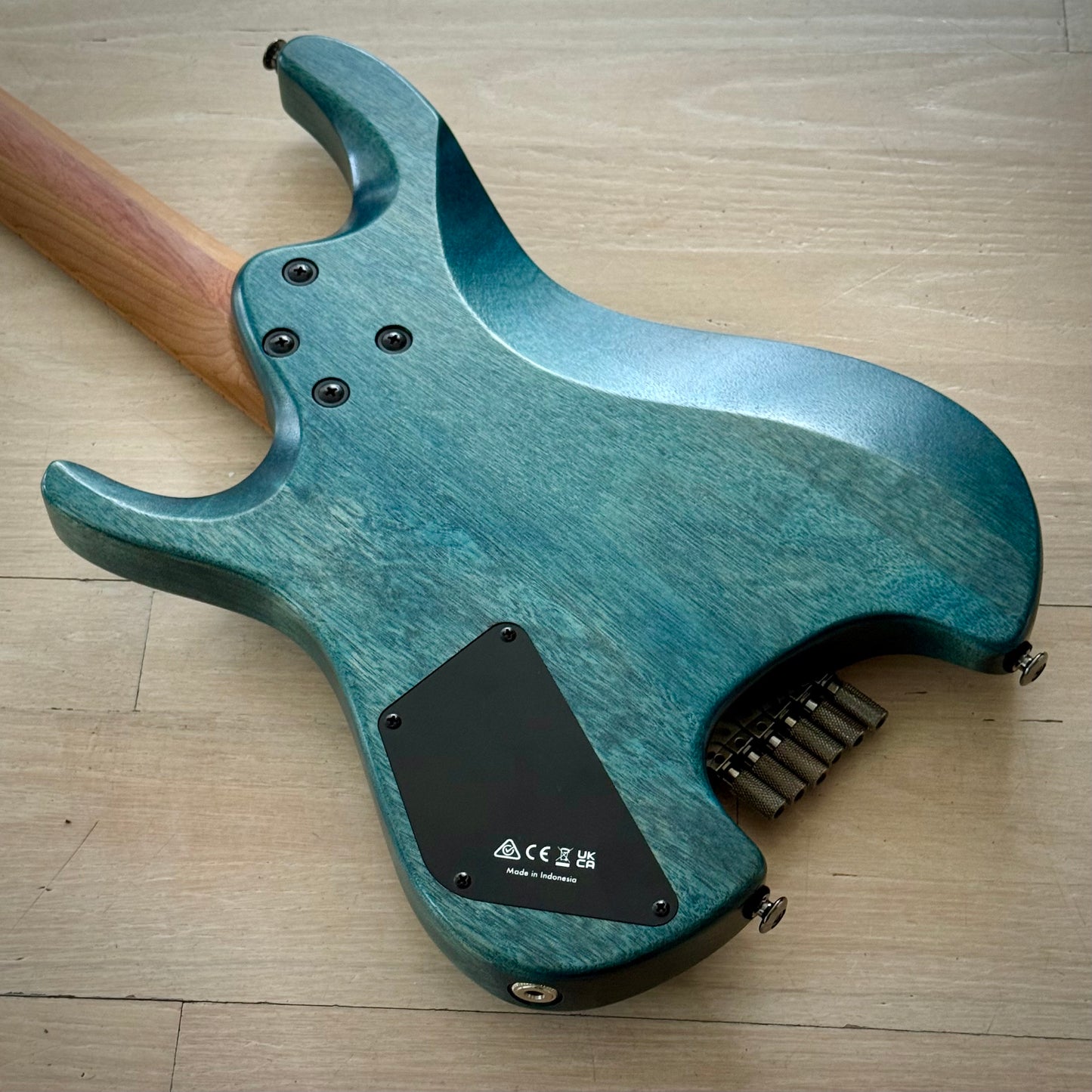 Ibanez Q52PB Headless Electric Guitar, Cosmic Blue Low Gloss