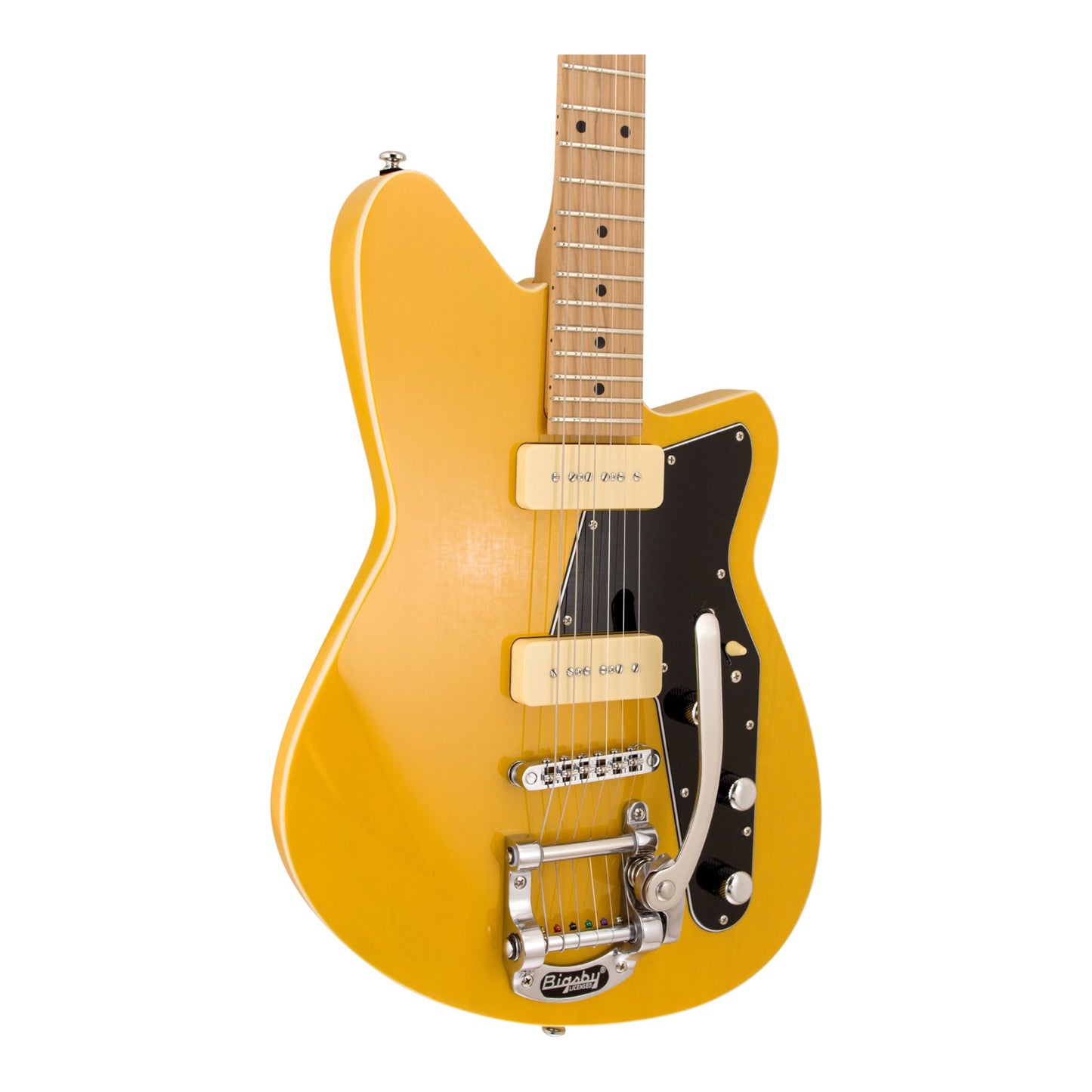 Reverend Jetstream 290 Bigsby Electric Guitar, Vintage Yellow