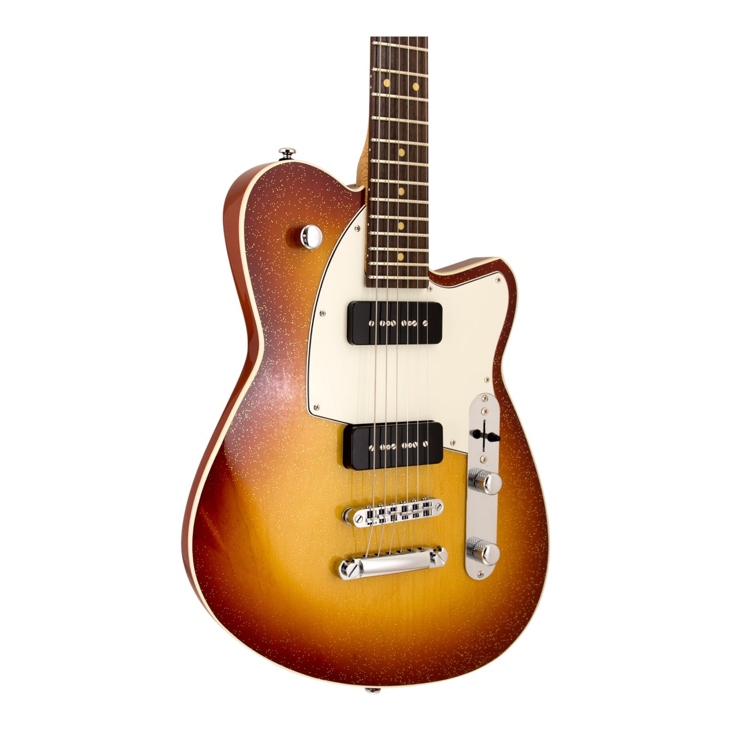 Reverend Charger 290 Electric Guitar, Fire Burst Sparkle
