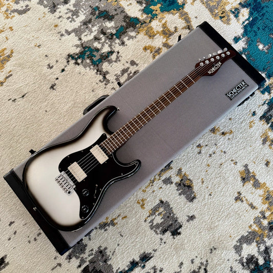 Schecter Custom Shop Nick Johnston USA Traditional HH, Atomic Mercury Aged Nitro with Tweed Case (7136)