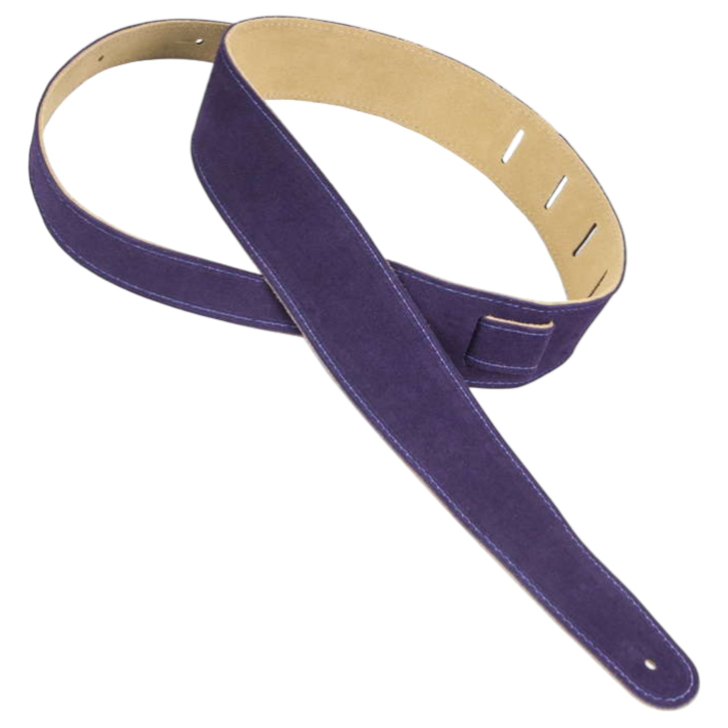 Henry Heller HBS25-PUR Capri Suede Strap, 2.5", Purple