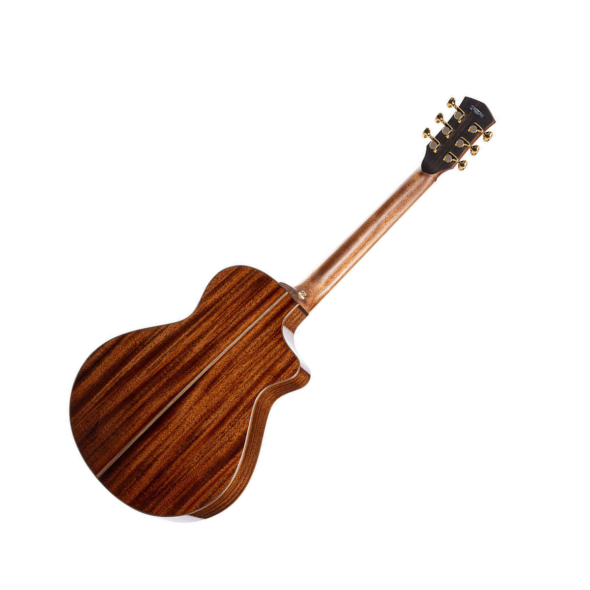 Cort Modern Burst Masterpiece Acoustic-Electric Guitar, Tobacco Sunburst Rear