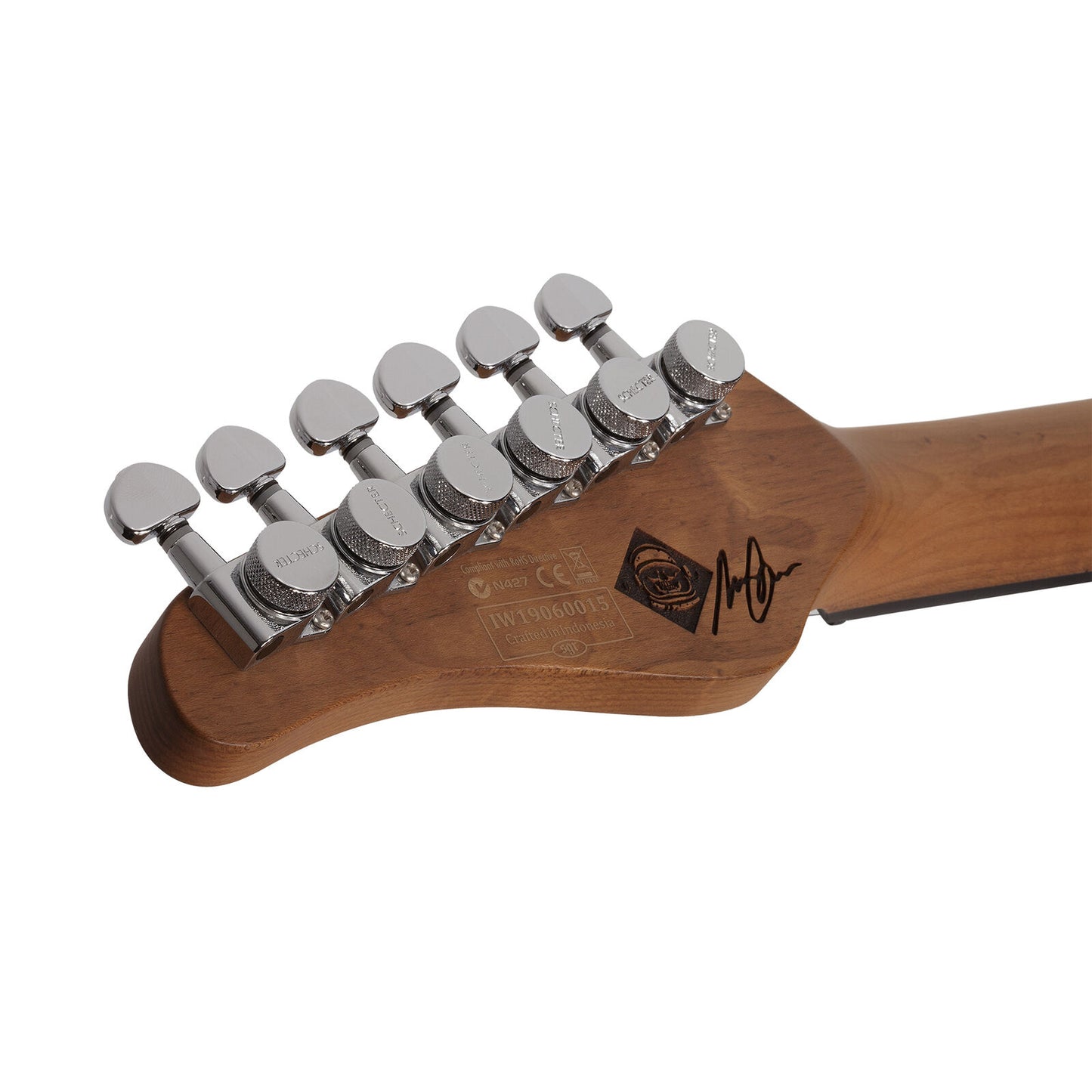 Schecter 1541 Nick Johnston Traditional HSS Guitar, Ebony Fretboard, Atomic Snow