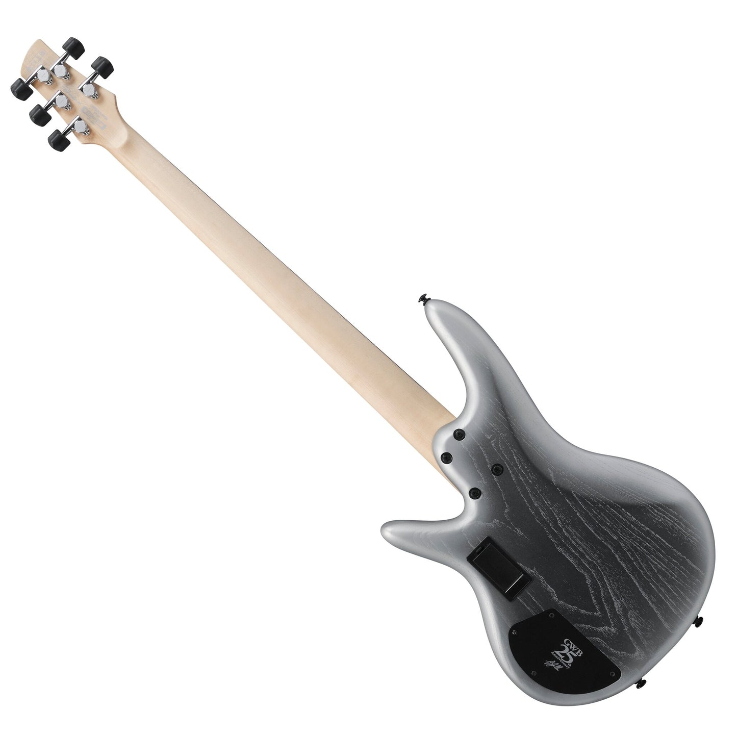 Ibanez Premium Gary Willis Signature 5-String Fretless Electric Bass w/Bag - Silver Wave Burst Flat (2024 Model Closeout)