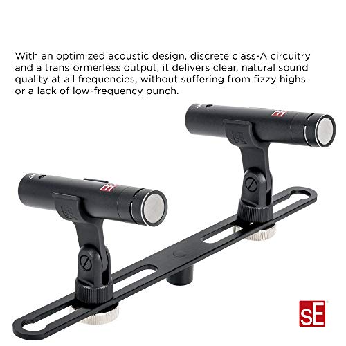 sE Electronics Factory Matched Pair of sE7 Small Diaphragm Condenser Microphones (Stereo, Overhead)