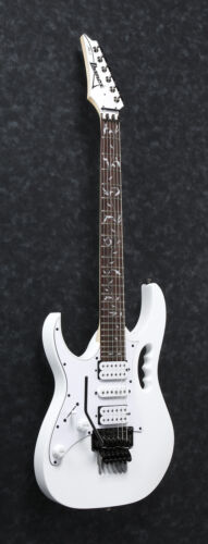 Ibanez JEM Jr. Steve Vai Signature 6-String Electric Guitar, Lefty, White (JEMJRLWH), Left Handed