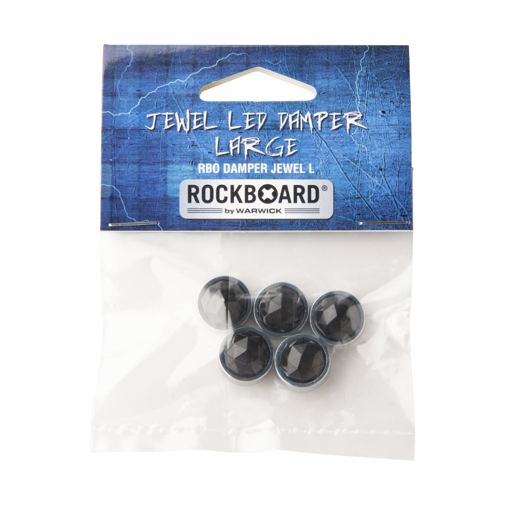 Rockboard LED Damper "Jewel" Large, inside Diameter 10.50 mm (5 pcs.)