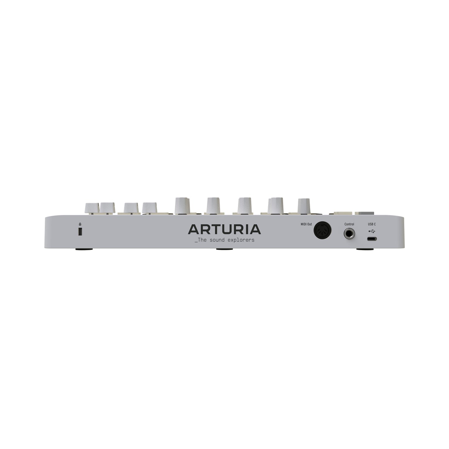 Arturia MiniLab 3 - Universal MIDI Controller for Music Production, with All-in-One Software Package - 25 Keys, 8 Multi-Color Pads - White