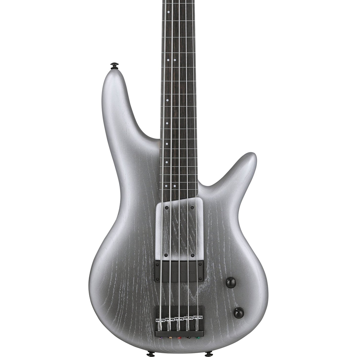 Ibanez Premium Gary Willis Signature 5-String Fretless Electric Bass w/Bag - Silver Wave Burst Flat (2024 Model Closeout)