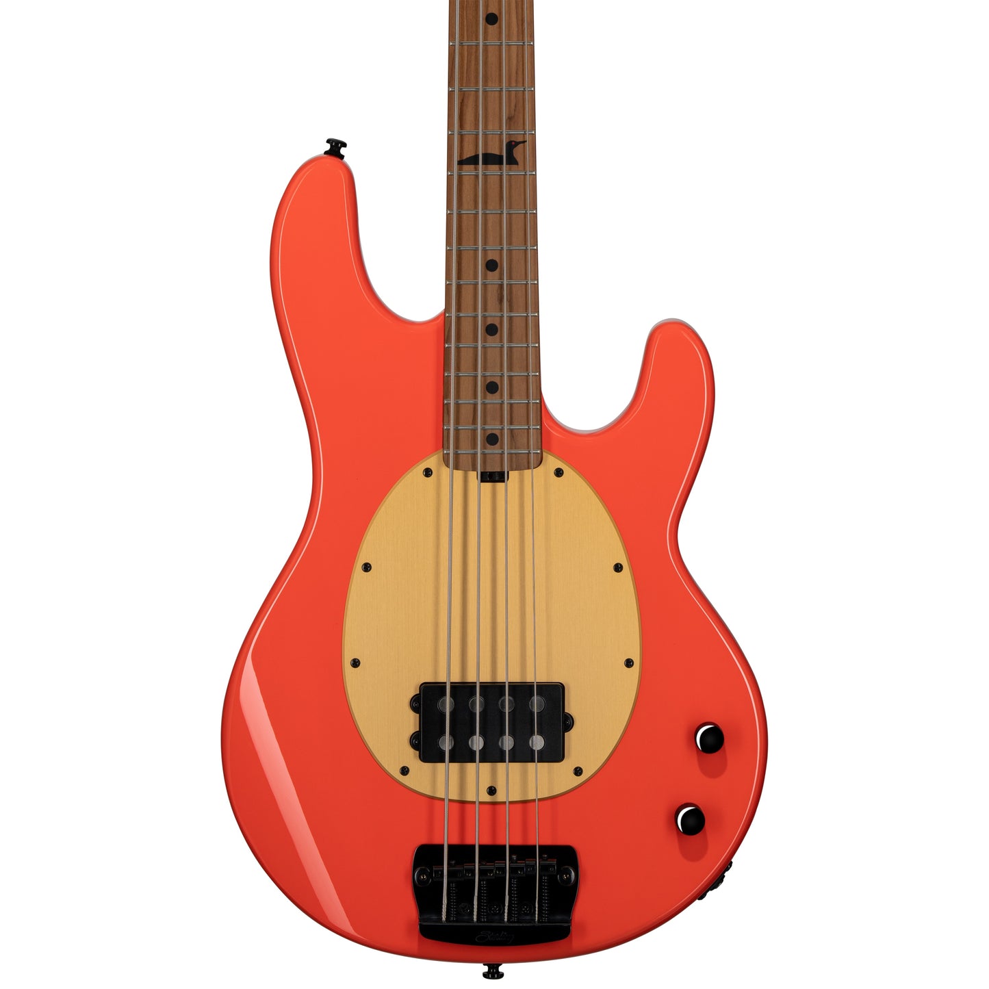 Sterling By Music Man Pete Wentz Signature StingRay Bass Guitar - Fiesta Red