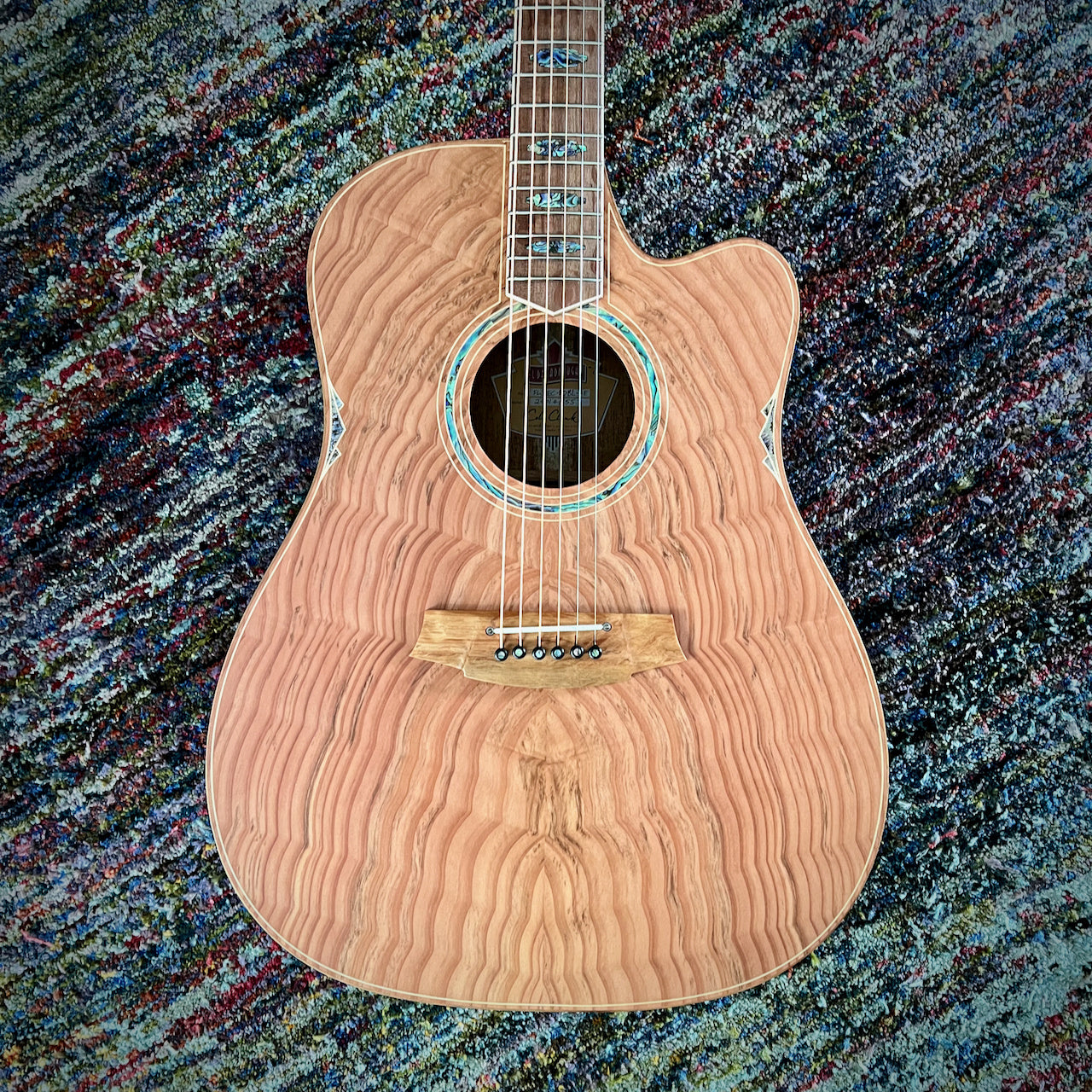 Cole Clark FL3EC-RDBL-AE Acoustic Guitar - AAA Redwood Top with AAA Australian Blackwood Back and Sides