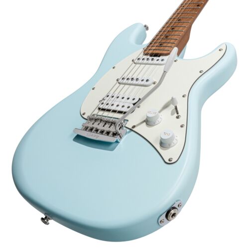 Sterling by Music Man Cutlass CT50HSS, Daphne Blue Satin