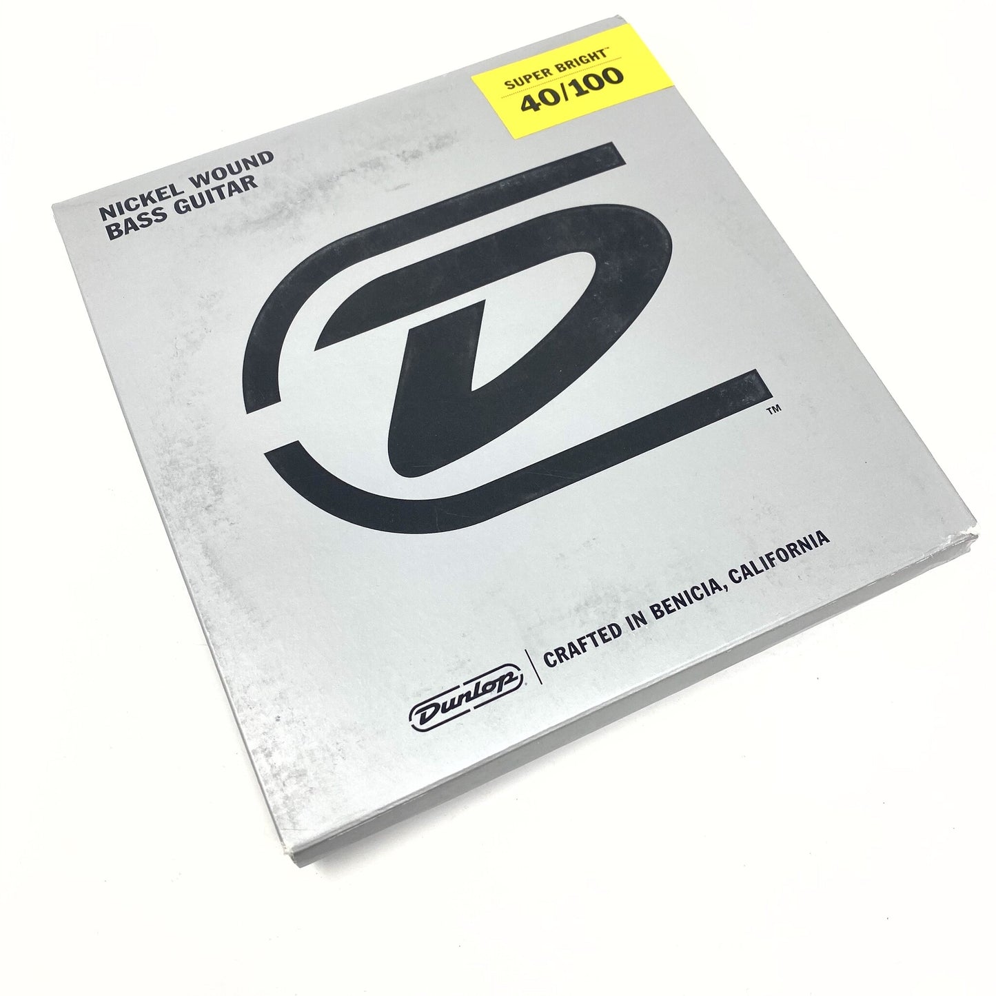 Dunlop DBSBN40100 Nickel Wound Super Bright Bass Strings, Light 4-String Set (40-100)
