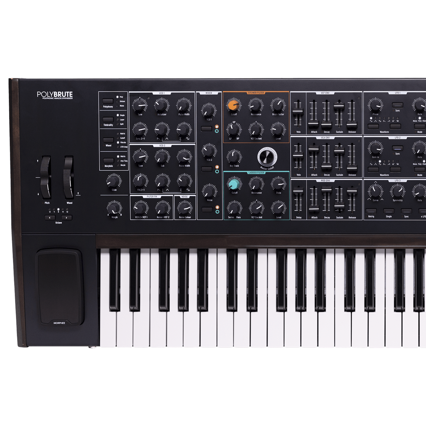 Arturia PolyBrute 6-Voice Polyphonic Morphing Analog Synthesizer - Noir, Limited Edition