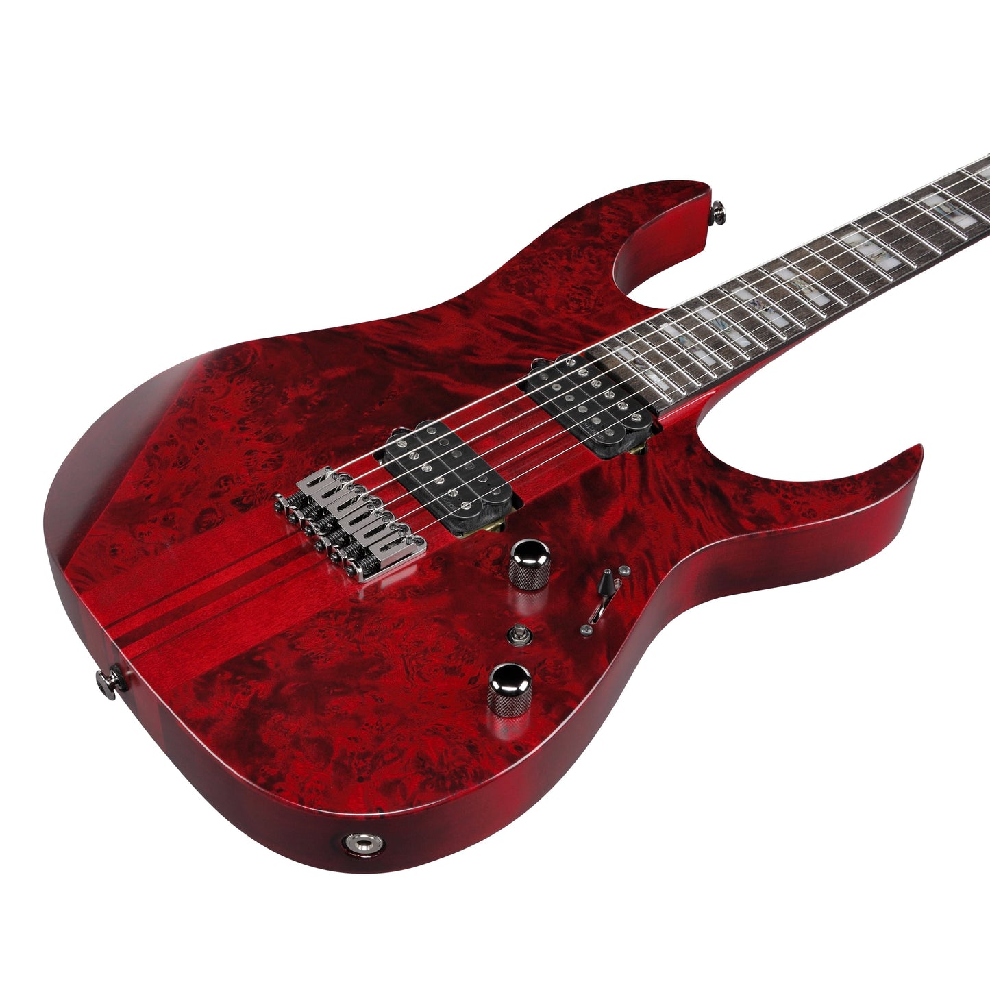 Ibanez RGT1221PBSWL RG Premium Series 6-String Electric Guitar, Stained Wine Red Low Gloss