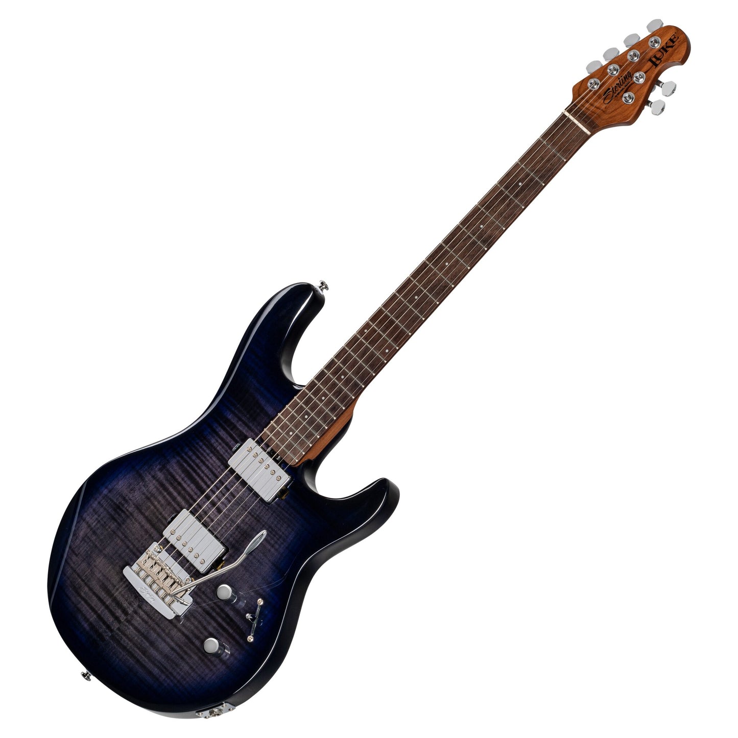 Sterling by Music Man Luke Signature, Flame Maple Blueberry Burst (Steve Lukather)