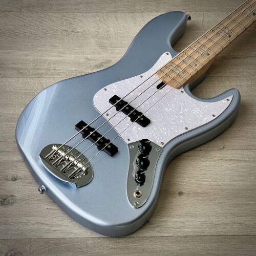 Lakland Skyline Series 44-60 (Vintage J) Custom 4-String Bass, Ice Blue Metallic