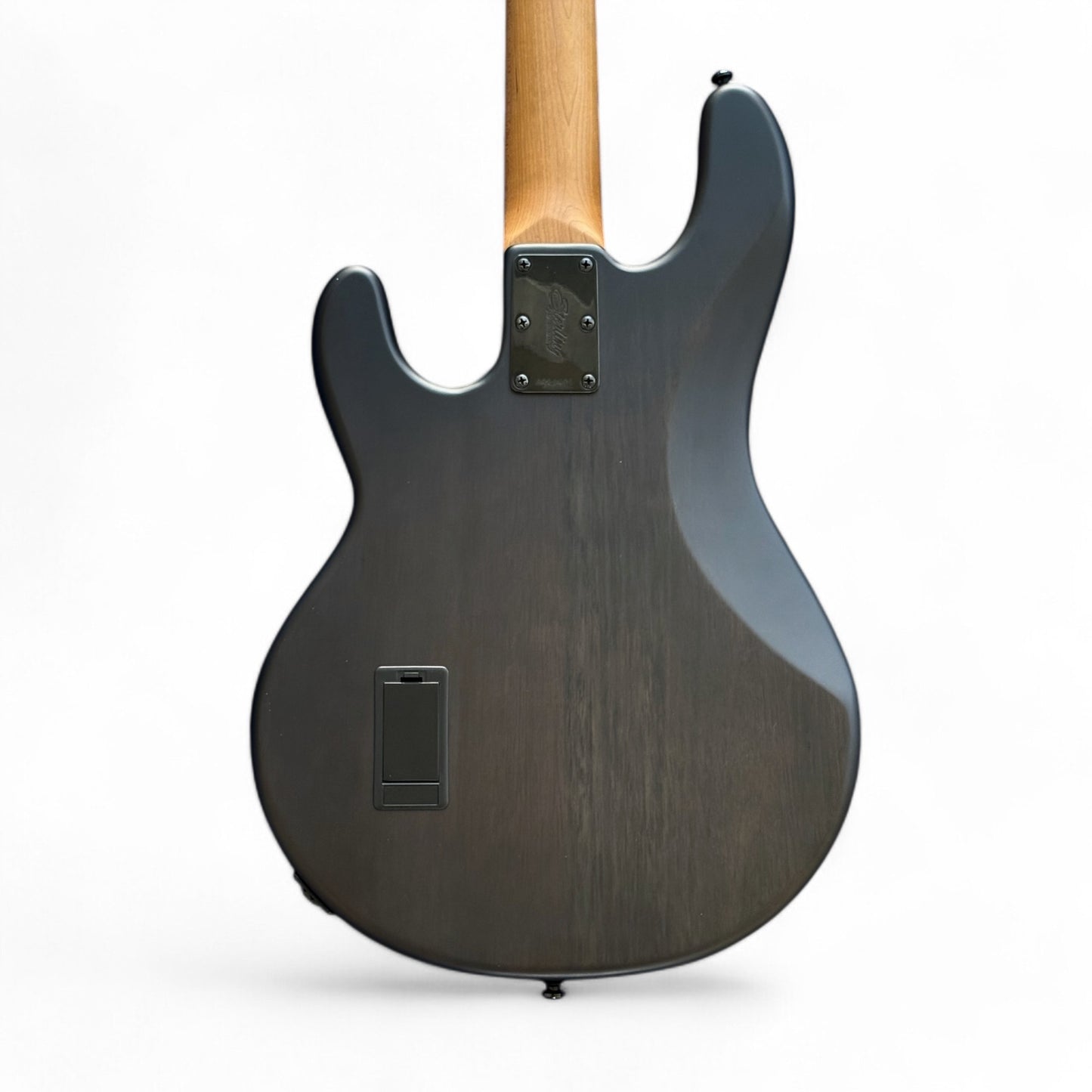 Sterling by Music Man StingRay Ray34, 4-String Bass, Trans Black Satin, Flame Maple, UNIQUE non-production sample (MINT)