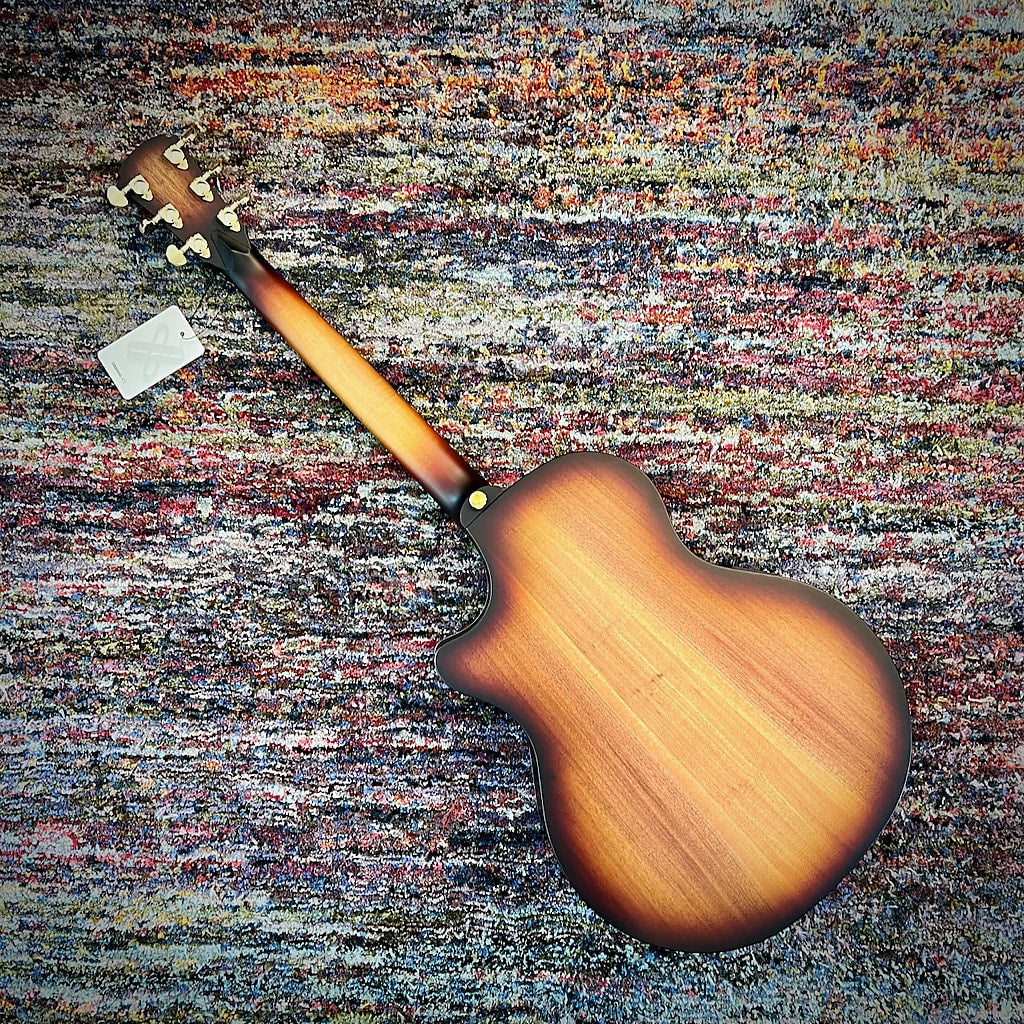 Cole Clark True Hybrid Thinline Acoustic-Electric Guitar, All AA Australian Blackwood, Cutaway, Balanced HH, Sunburst
