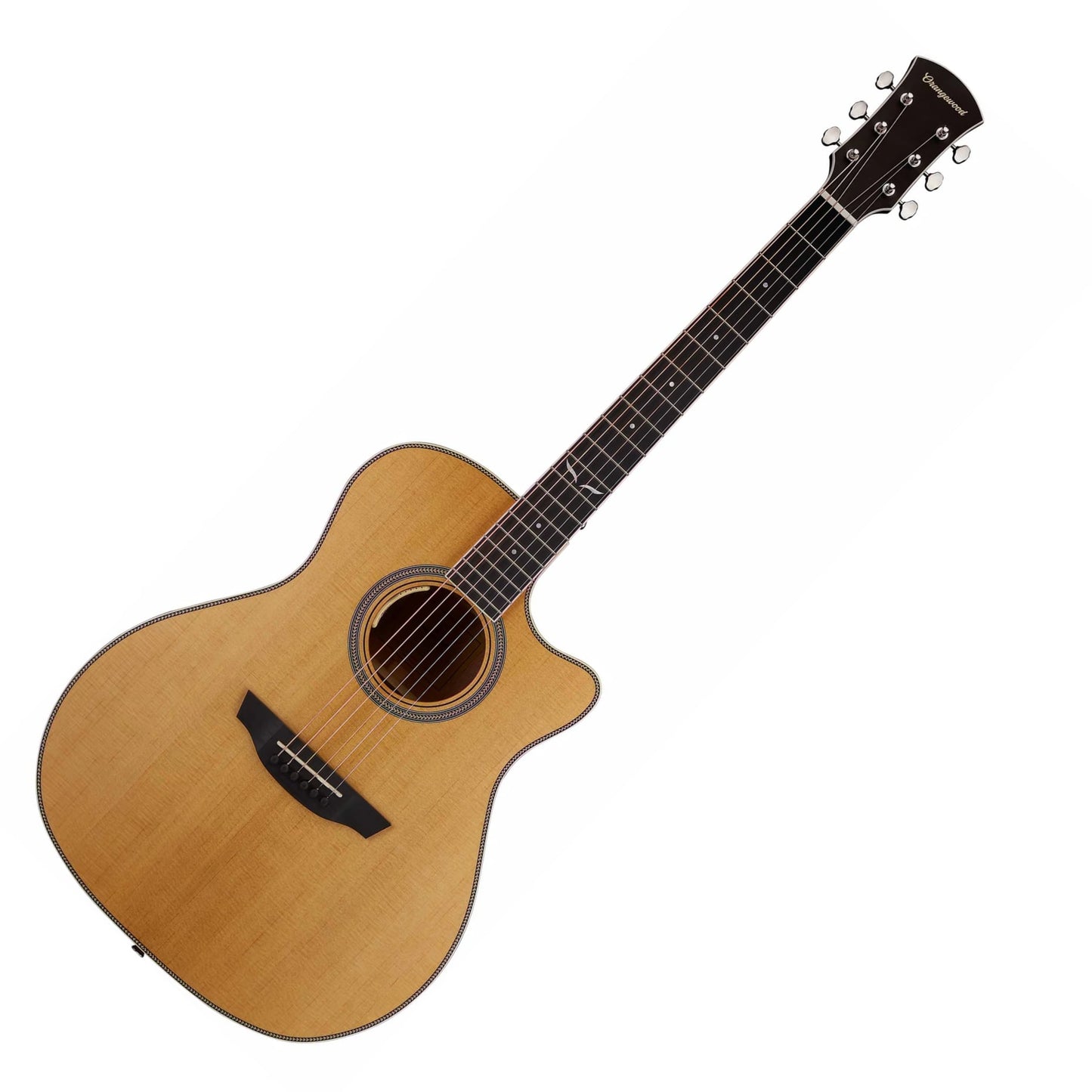 Orangewood Sage Torrefied Spruce Live Acoustic/Electric Guitar with Case, Highland Series