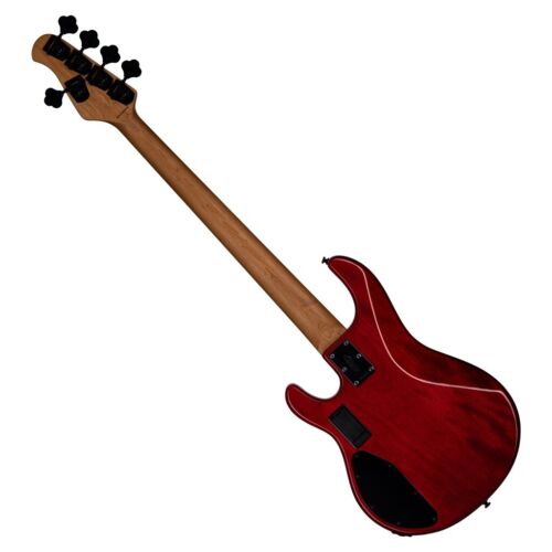 Sterling by Music Man StingRay 5 Ray35 HH 5-String Bass, Spalted Maple, Blood Orange Burst, Roasted Maple Neck (New for 2024)