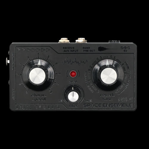 Death By Audio Space Ensemble SE-1, Blacked Out, Limited Edition - Chorus and Reverb XLR/Microphone Effect