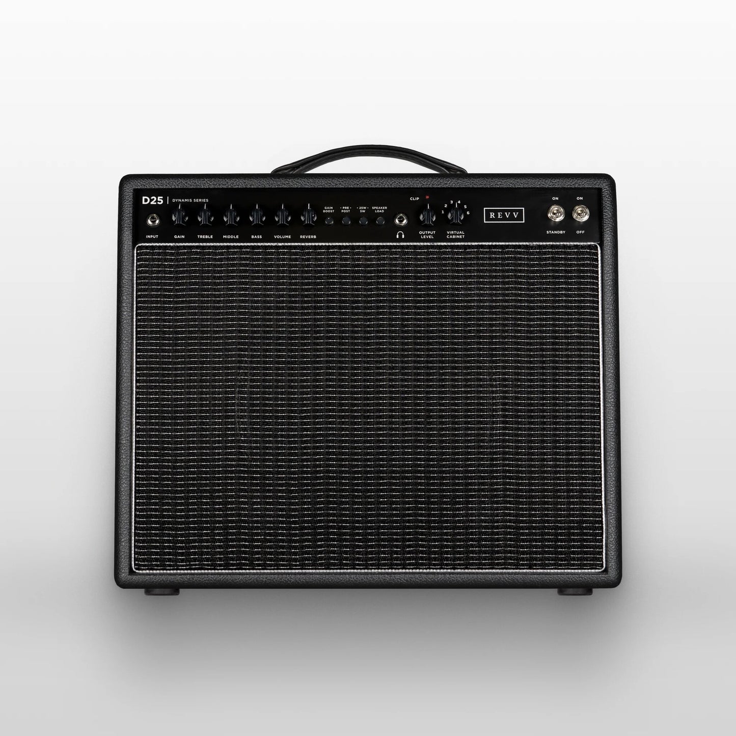 REVV D25 1x12 Combo Tube Amplifier, Bronco Black