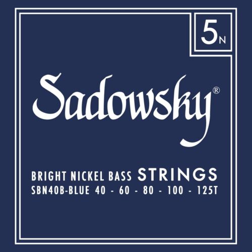 Sadowsky Blue Label Bass Strings Set - Nickel Taperwound 5-String (040-125)