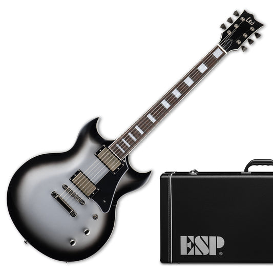 LTD (ESP) Royal Shiva, Silver Sunburst, Bill Kelliher Signature Series, New for 2024 (includes hardshell case)