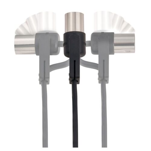 Rockboard FlaX Plug 60cm (23 5/8") flat MIDI Cable - angle or straight (RBO CAB MD FX 60 BK)