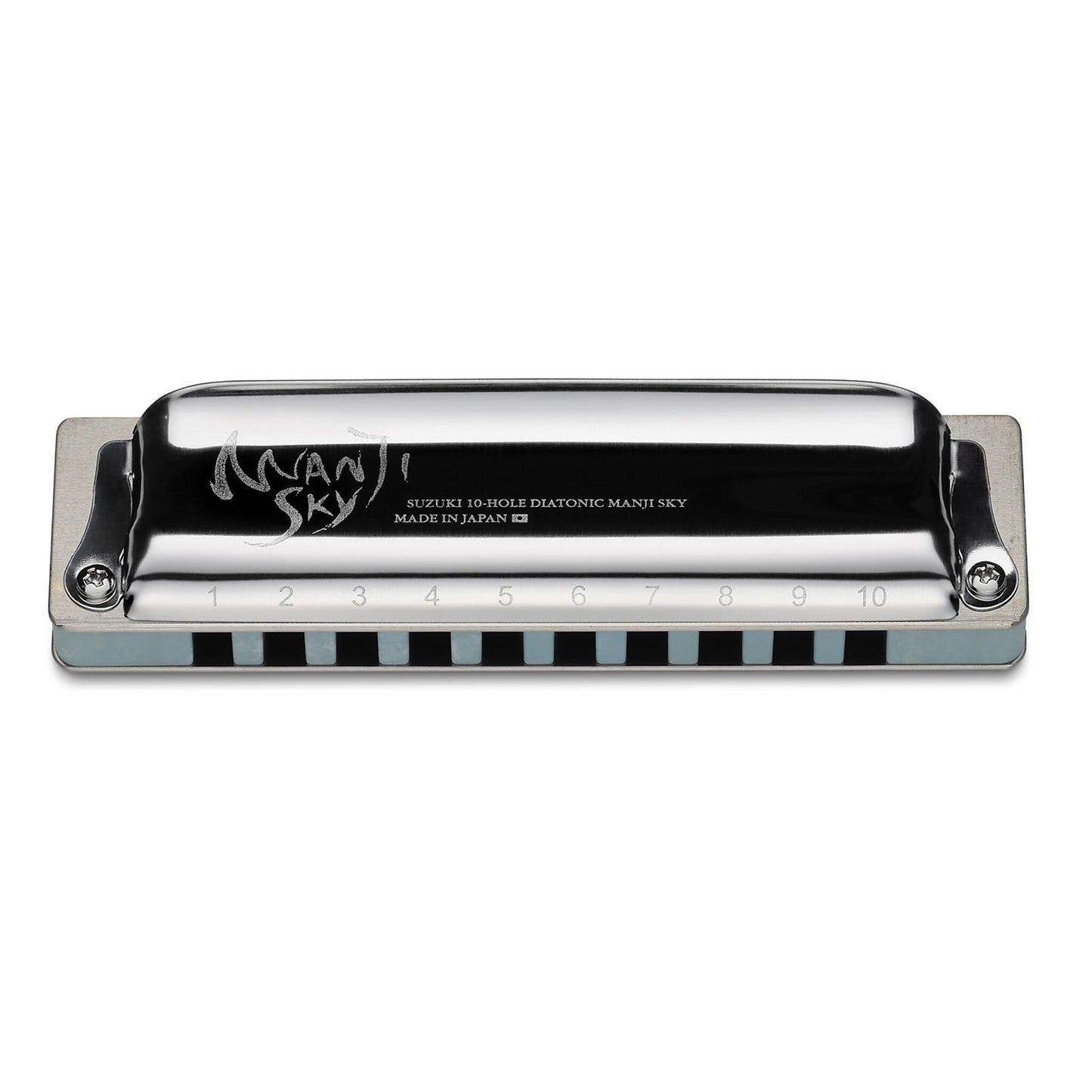 Suzuki M-20S-D Manji Sky 10-Hole Diatonic Harmonica. Key of D