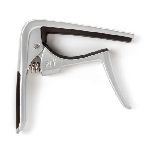 Dunlop Trigger Fly Capo, Curved, Satin Chrome