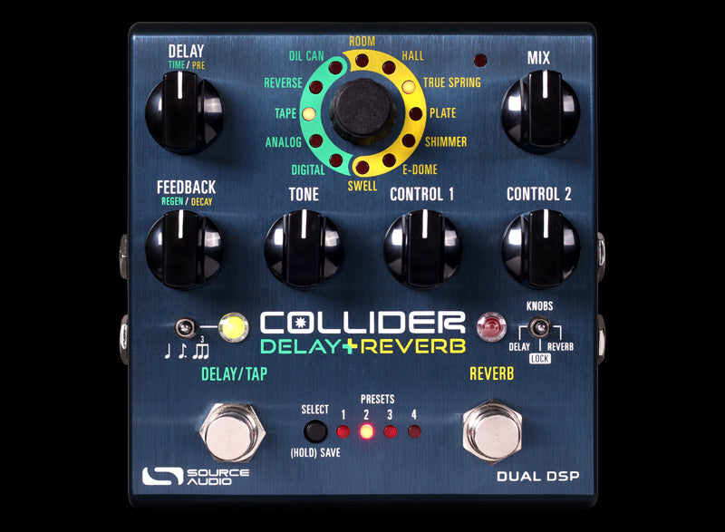 Source Audio Collider Delay+Reverb Pedal