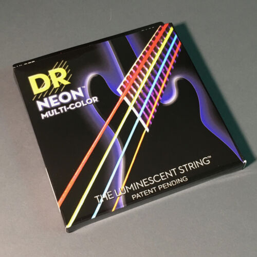 DR Strings NMCB-45 Hi-Def Neon Multi-Color Bass Strings