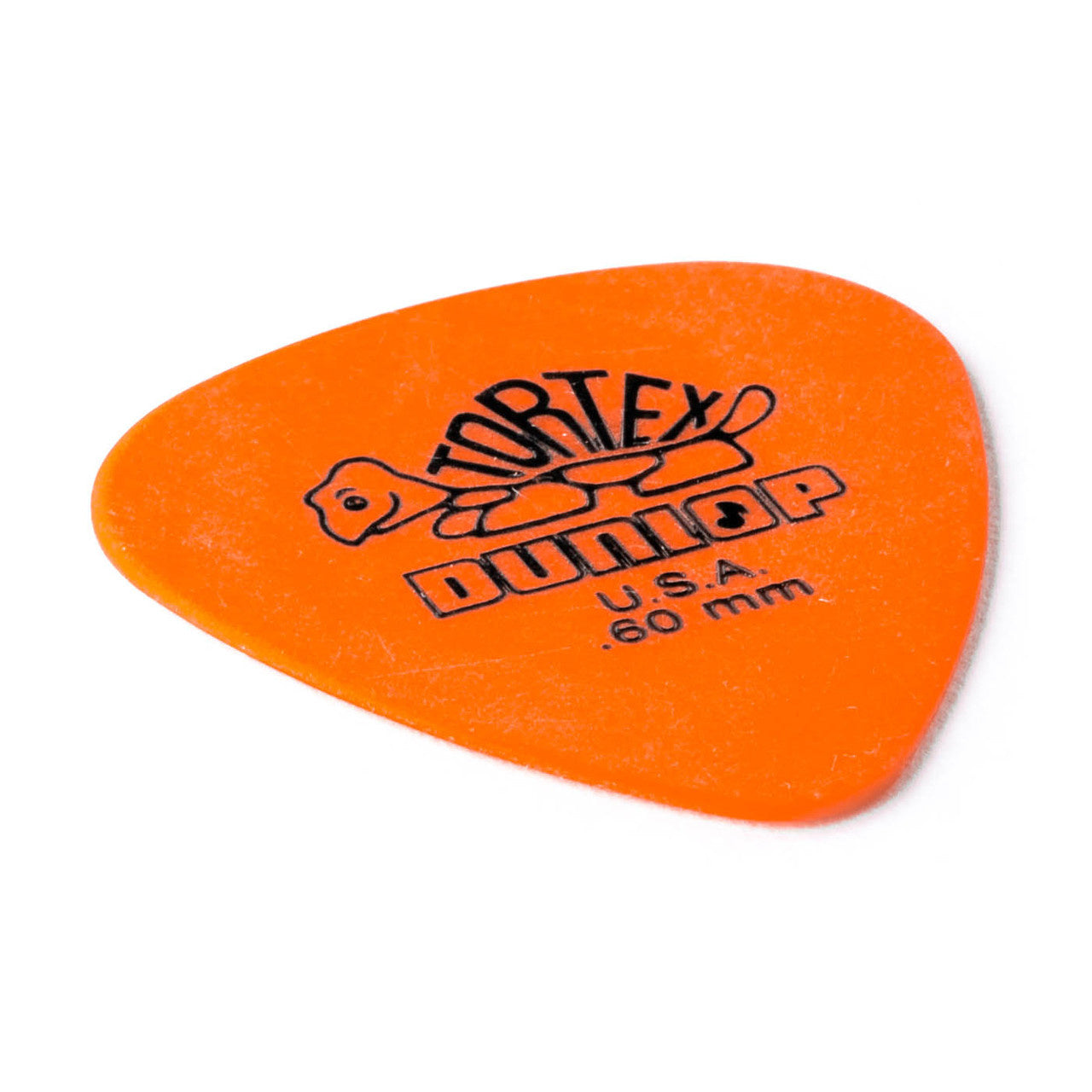 Dunlop Tortex Standard Pick .60mm, Orange (12-Picks pack)