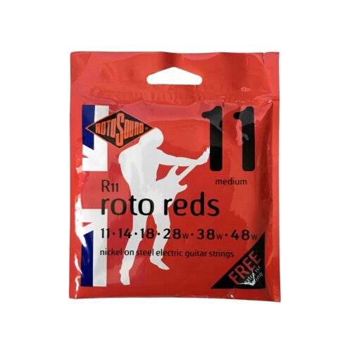 3x (three packs) Rotosound R11 Roto Reds Nickel on Steel Electric Guitar Strings