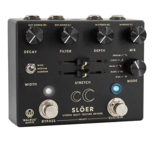 Walrus Audio Slöer Stereo Ambient Reverb - Black