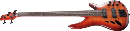 Ibanez Bass Workshop SRD900F Fretless 4-String Electric Bass, Brown Topaz Burst Low-Gloss (BTL) (new for 2024)