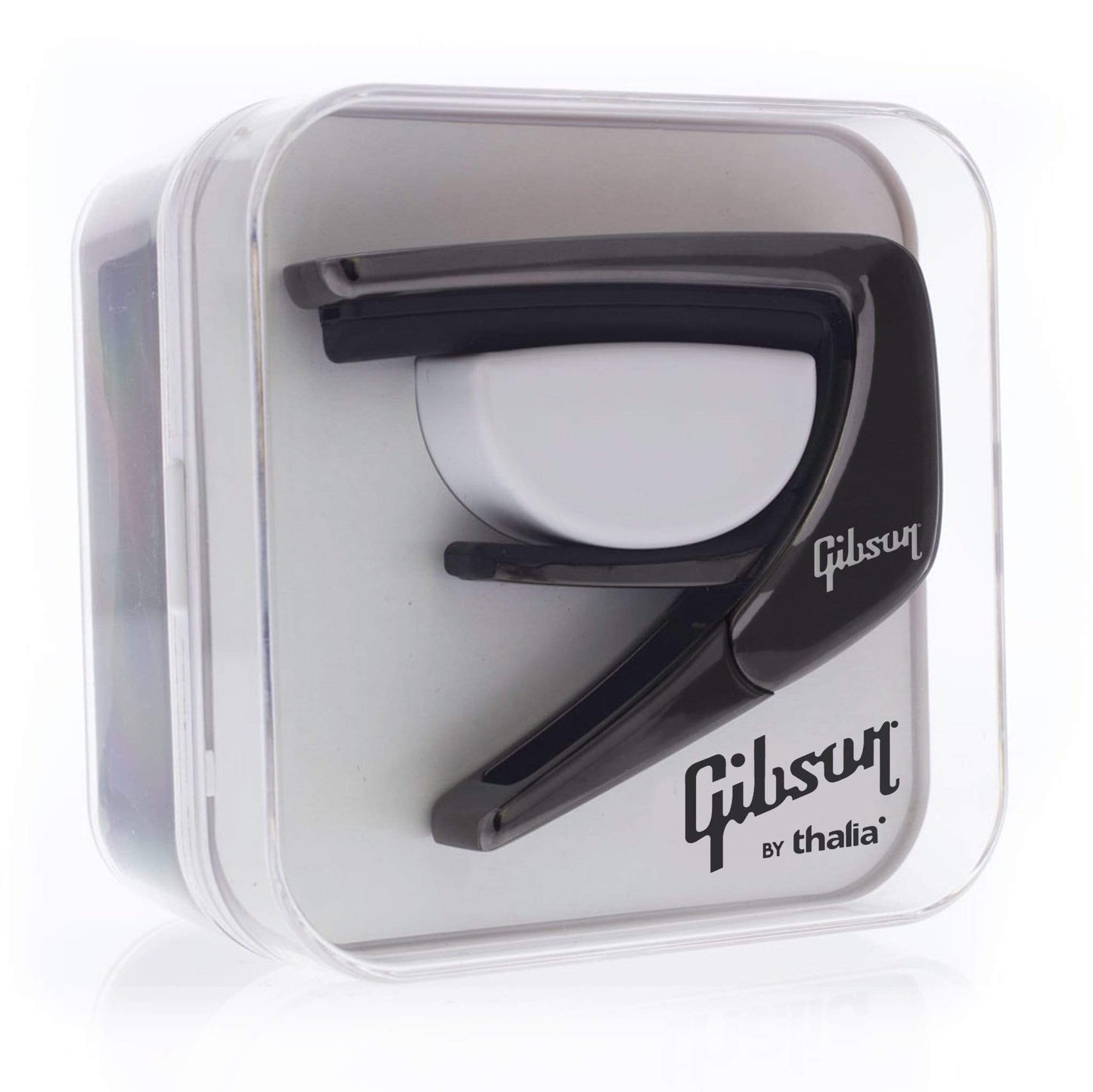 Thalia Guitar Capo - Gibson Officially Licensed (With Gibson Specific Fret Pads) (Gibson Crown Rosewood, Black Chrome)