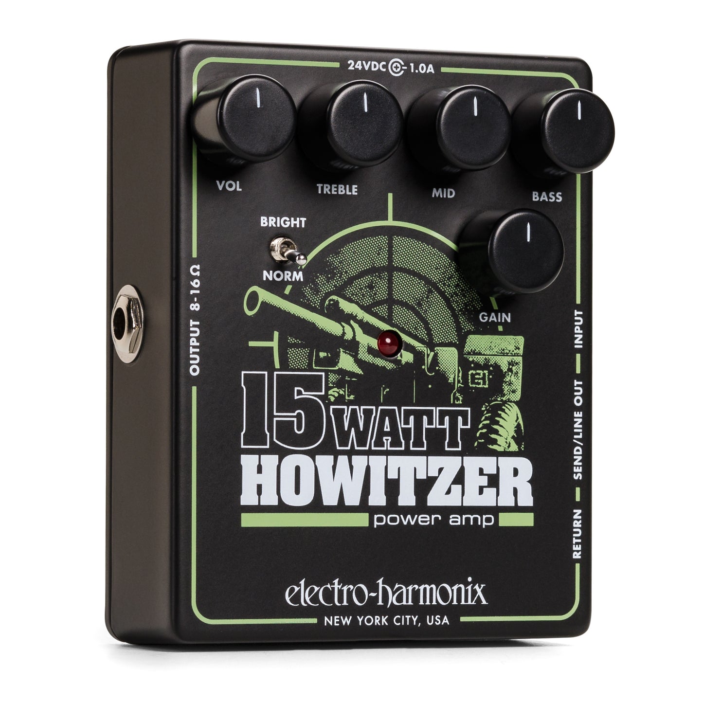 Electro-Harmonix 15 Watt Howitzer Guitar Preamp and Power Amp