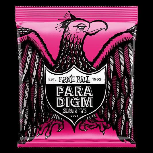 Ernie Ball 2023 Super Slinky Paradigm Electric Guitar Strings, 9-42 Gauge