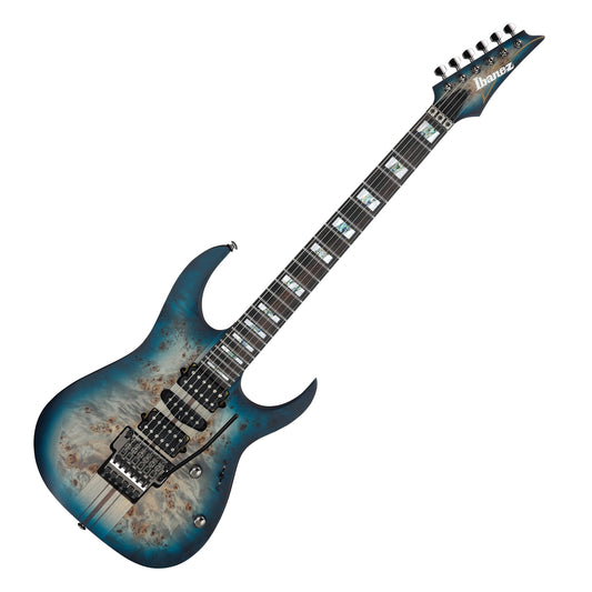 Ibanez RG Premium 6-String Electric Guitar RGT1207PB-CTF, Cosmic Blue Starburst Flat