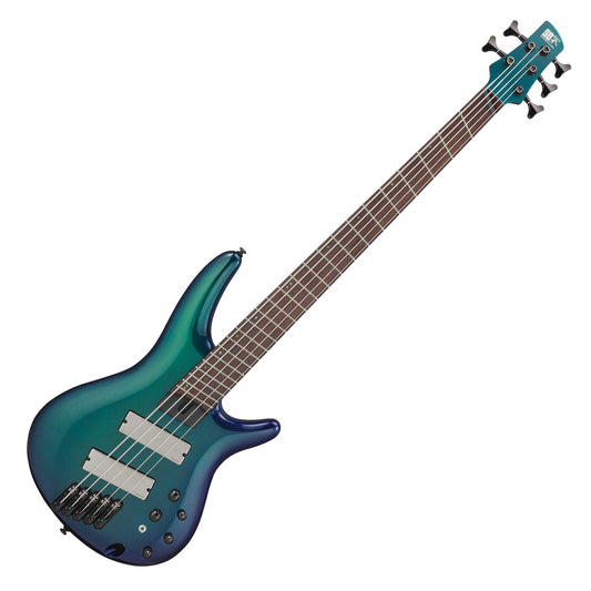 Ibanez Bass Workshop SRMS725 Multi-Scale 5-String Bass, Blue Chameleon (BCM, Polychrome), New for 2024