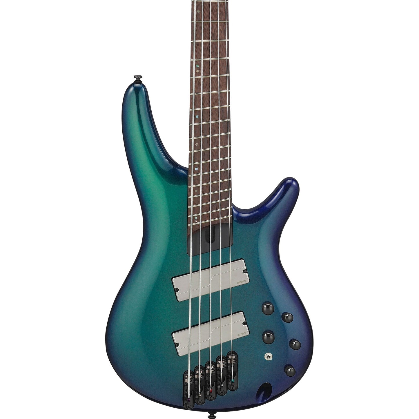 Ibanez Bass Workshop SRMS725 Multi-Scale 5-String Bass, Blue Chameleon (BCM, Polychrome), New for 2024