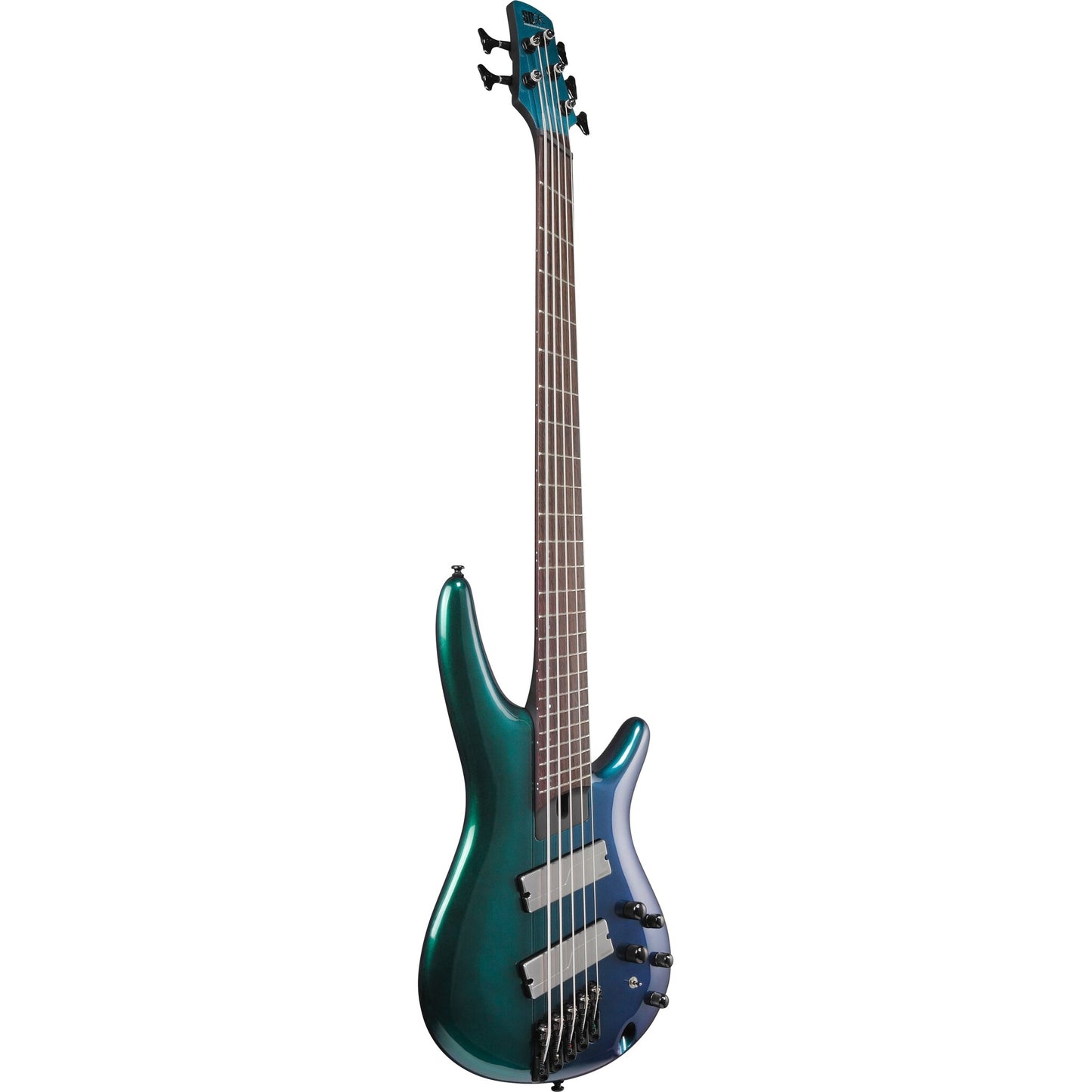 Ibanez Bass Workshop SRMS725 Multi-Scale 5-String Bass, Blue Chameleon (BCM, Polychrome), New for 2024