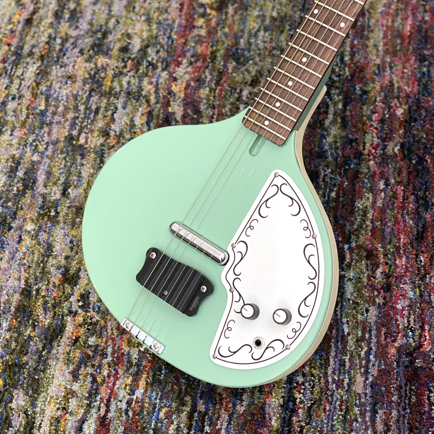 Danelectro Baby Sitar, Vintage Aqua