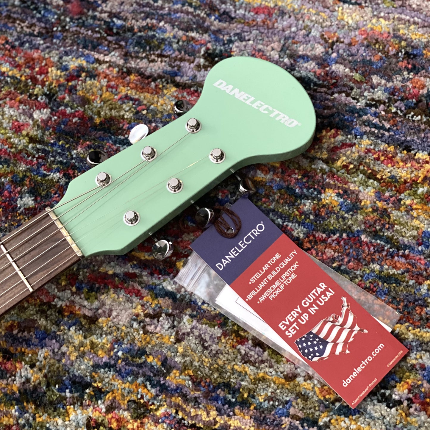 Danelectro Baby Sitar, Vintage Aqua