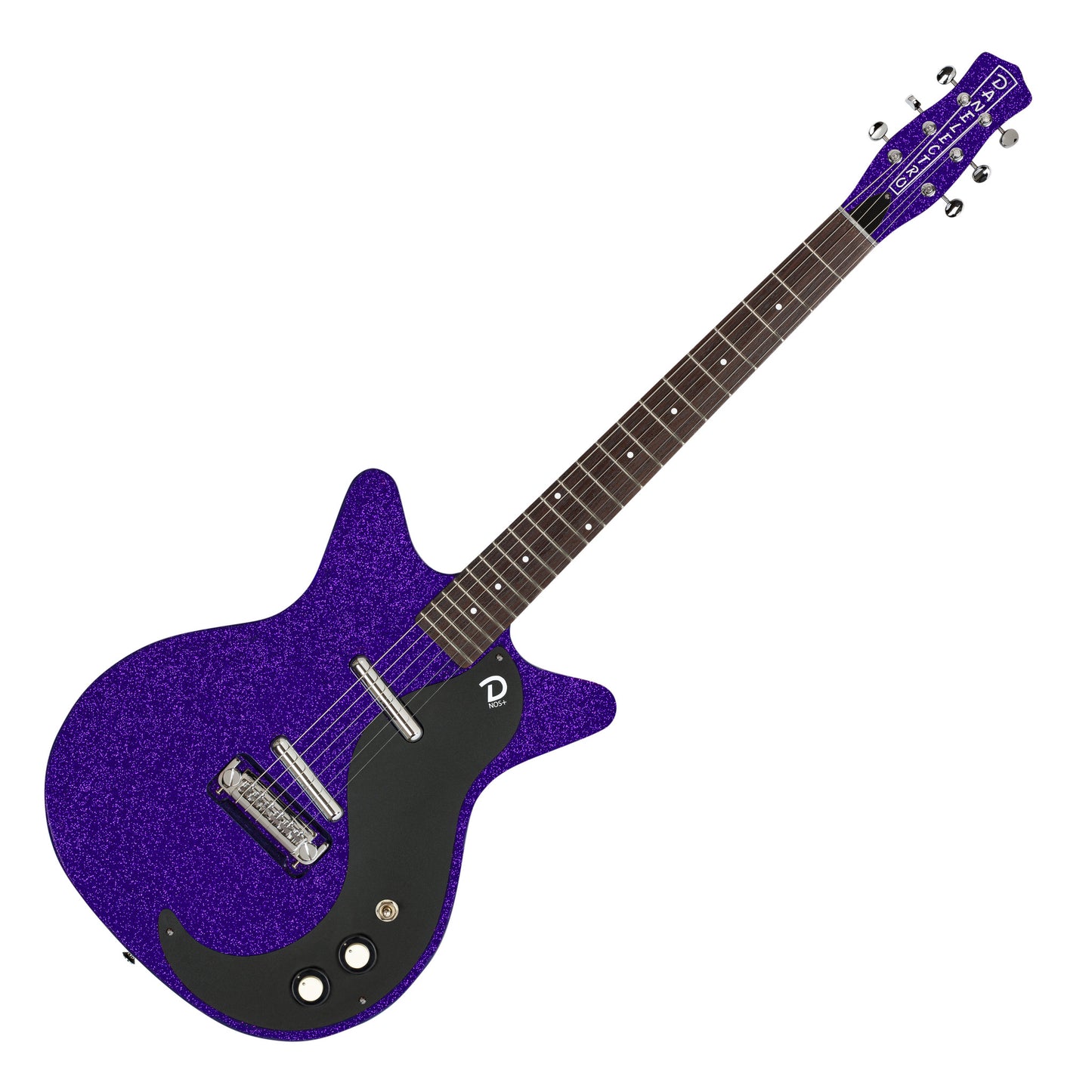 Danelectro 59 NOS+ Blackout Edition, Purple Metalflake (Sparkle)